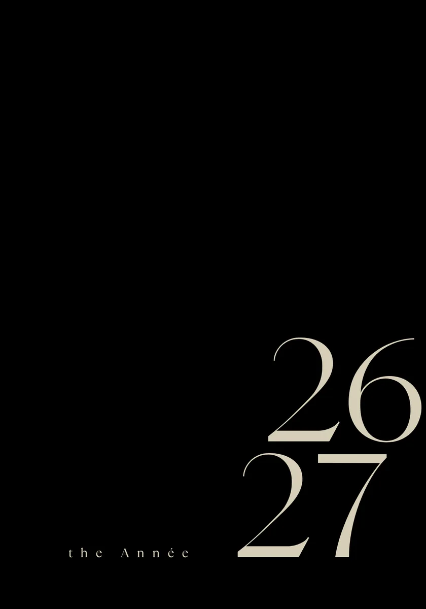 Année daily planner — noir