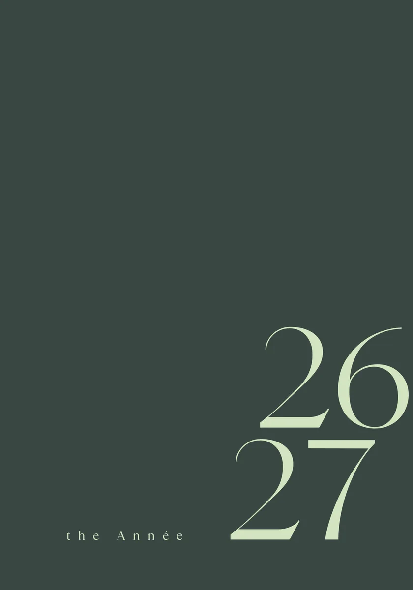 Année weekly planner — sapin